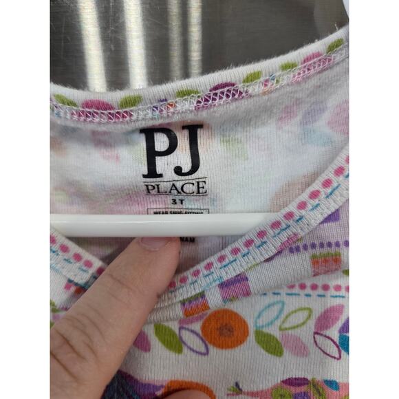 5/$20 Rainbow Elephant Pajama Set - The Children's Place - 3T - Picture 3 of 3